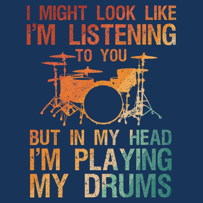 Funny Drummer Art For Drum Player Percussion Lover Infant Baby Jersey Bodysuit