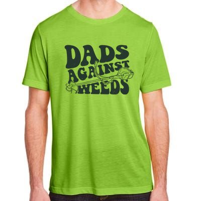 Funny Dads Against Weeds Lawn Weed Wacker Adult ChromaSoft Performance T-Shirt