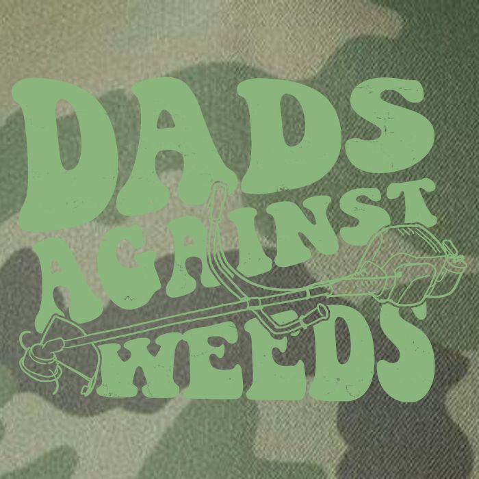 Funny Dads Against Weeds Lawn Weed Wacker Legacy Tie Dye Trucker Hat