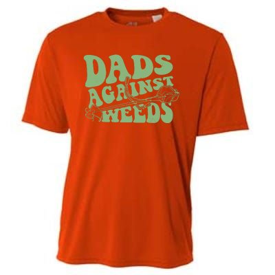 Funny Dads Against Weeds Lawn Weed Wacker Cooling Performance Crew T-Shirt