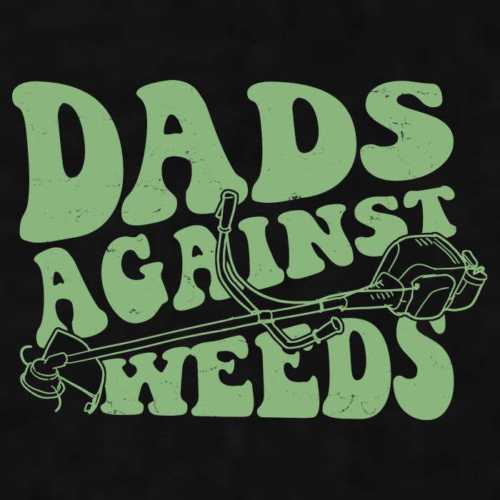Funny Dads Against Weeds Lawn Weed Wacker Ladies PosiCharge Tri-Blend Wicking Tank
