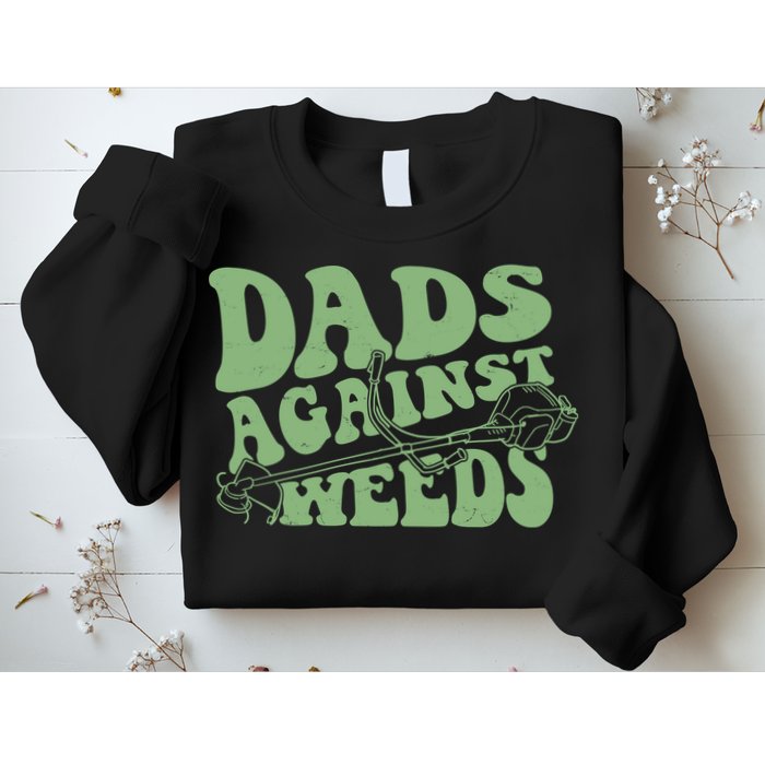 Funny Dads Against Weeds Lawn Weed Wacker Sweatshirt