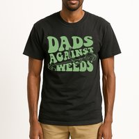 Funny Dads Against Weeds Lawn Weed Wacker Tall T-Shirt
