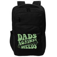 Funny Dads Against Weeds Lawn Weed Wacker Impact Tech Backpack