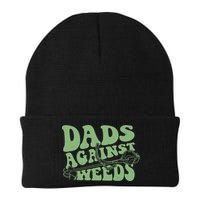 Funny Dads Against Weeds Lawn Weed Wacker Beanie