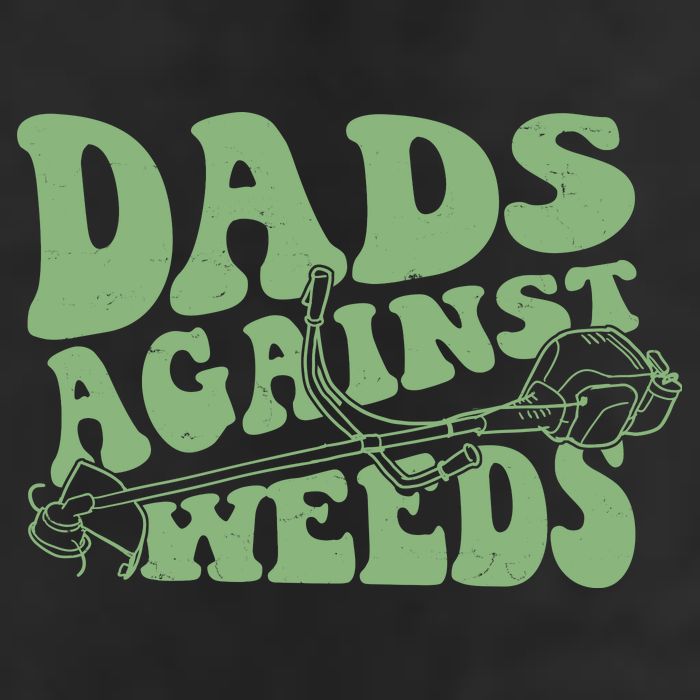 Funny Dads Against Weeds Lawn Weed Wacker Beanie