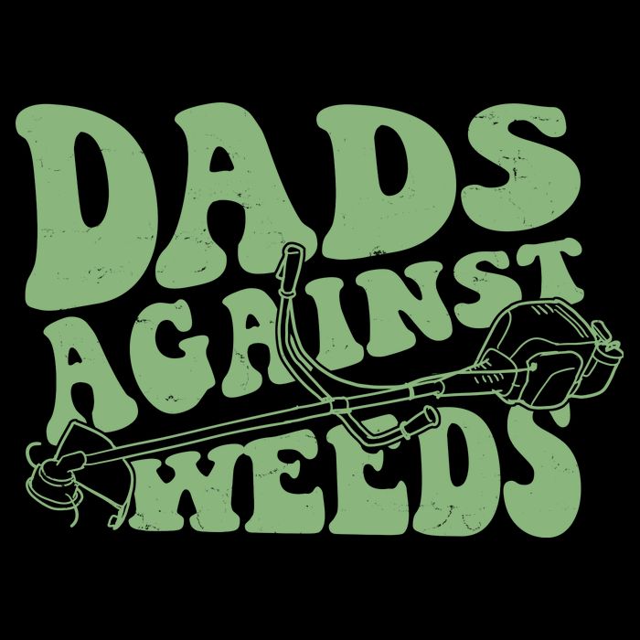 Funny Dads Against Weeds Lawn Weed Wacker Drawstring Bag