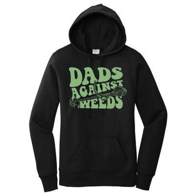 Funny Dads Against Weeds Lawn Weed Wacker Women's Pullover Hoodie