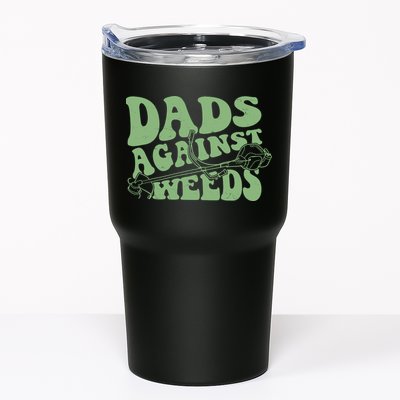 Funny Dads Against Weeds Lawn Weed Wacker Tumbler