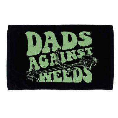 Funny Dads Against Weeds Lawn Weed Wacker Microfiber Hand Towel