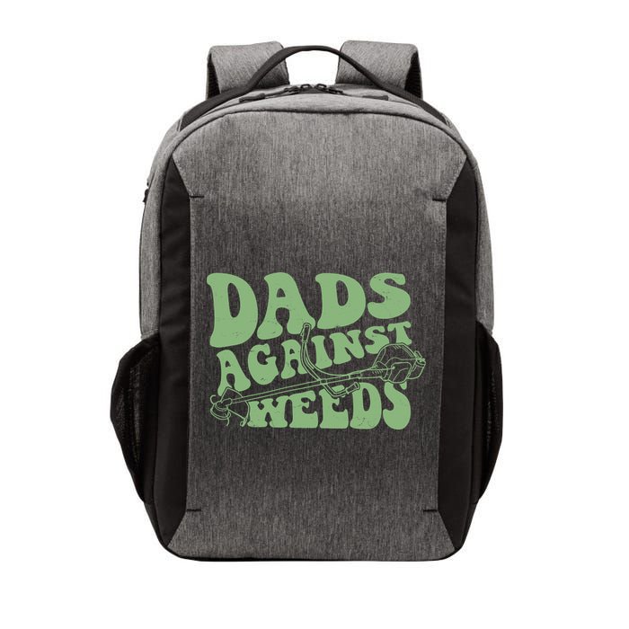Funny Dads Against Weeds Lawn Weed Wacker Vector Backpack