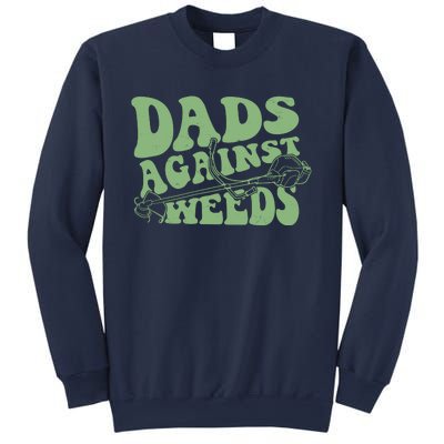 Funny Dads Against Weeds Lawn Weed Wacker Sweatshirt