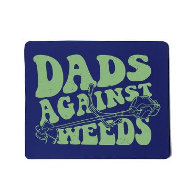 Funny Dads Against Weeds Lawn Weed Wacker Mousepad