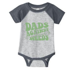 Funny Dads Against Weeds Lawn Weed Wacker Infant Baby Jersey Bodysuit