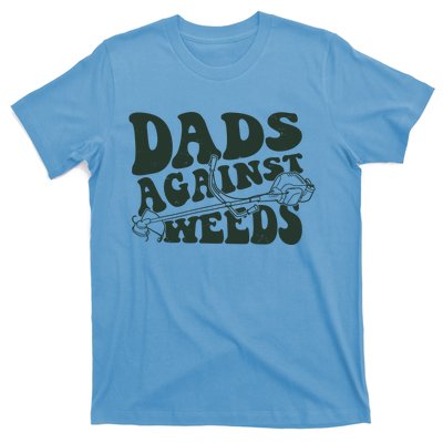 Funny Dads Against Weeds Lawn Weed Wacker T-Shirt