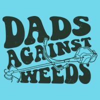 Funny Dads Against Weeds Lawn Weed Wacker Button