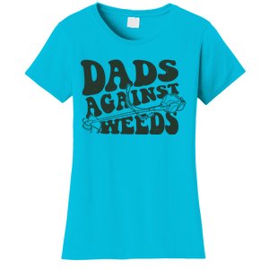 Funny Dads Against Weeds Lawn Weed Wacker Women's T-Shirt