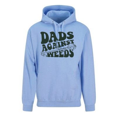 Funny Dads Against Weeds Lawn Weed Wacker Unisex Surf Hoodie