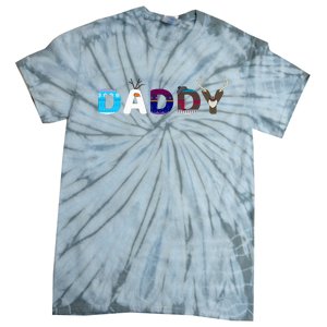 Frozen Dad And Mom Birthday Daddy Family Party Snowman Tie-Dye T-Shirt