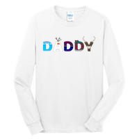 Frozen Dad And Mom Birthday Daddy Family Party Snowman Tall Long Sleeve T-Shirt