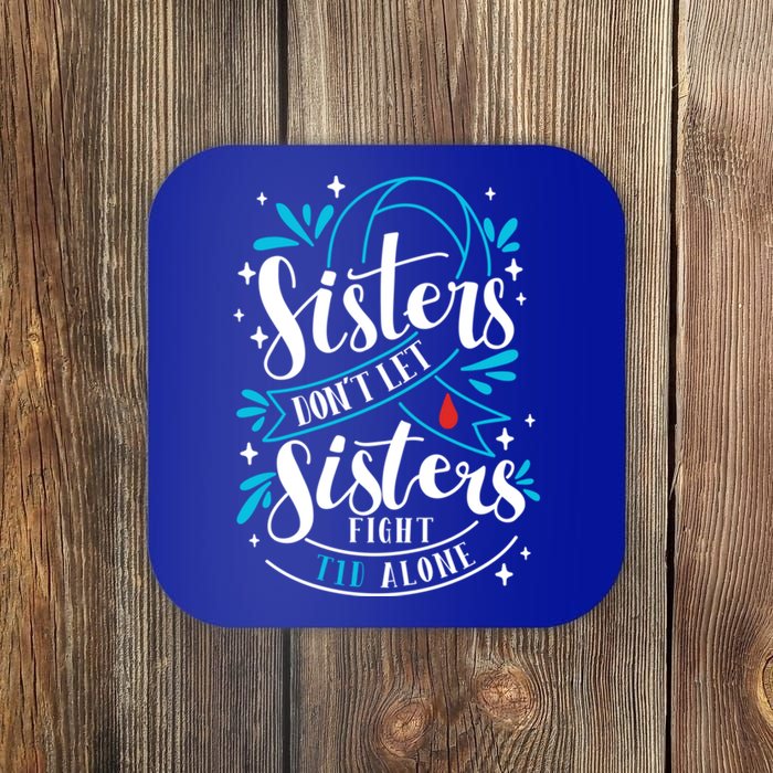 Funny Diabetes Awareness T1d Gift Coaster