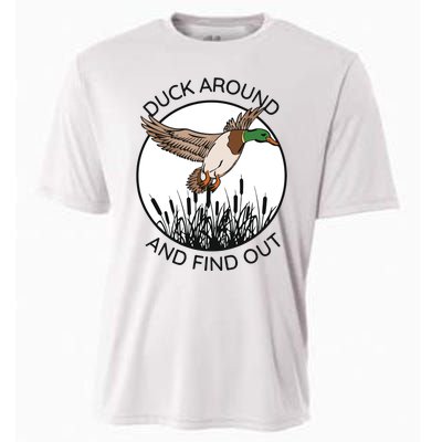 Funny Duck Around And Find Out Cooling Performance Crew T-Shirt