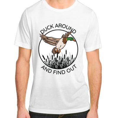 Funny Duck Around And Find Out Adult ChromaSoft Performance T-Shirt