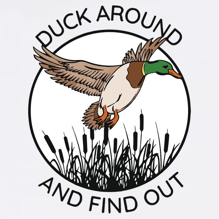 Funny Duck Around And Find Out Bucket Hat