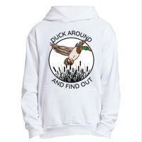 Funny Duck Around And Find Out Urban Pullover Hoodie