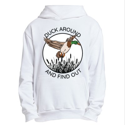 Funny Duck Around And Find Out Urban Pullover Hoodie