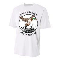 Funny Duck Around And Find Out Performance Sprint T-Shirt