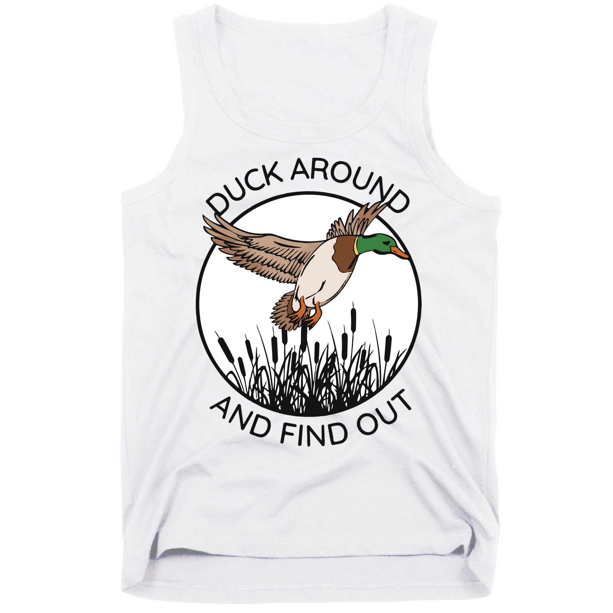 Funny Duck Around And Find Out Tank Top