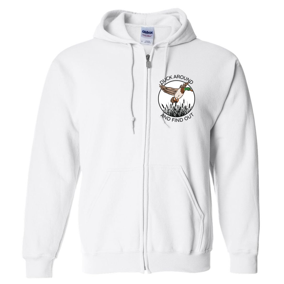 Funny Duck Around And Find Out Full Zip Hoodie