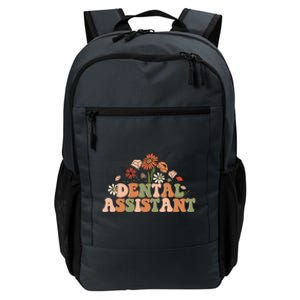 Floral Dental Assistant Funny Dental Life Dental Squad Daily Commute Backpack