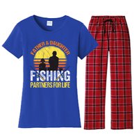 Fisherman Dad And Daughter Fishing Partners For Life Women's Flannel Pajama Set