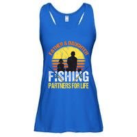 Fisherman Dad And Daughter Fishing Partners For Life Ladies Essential Flowy Tank