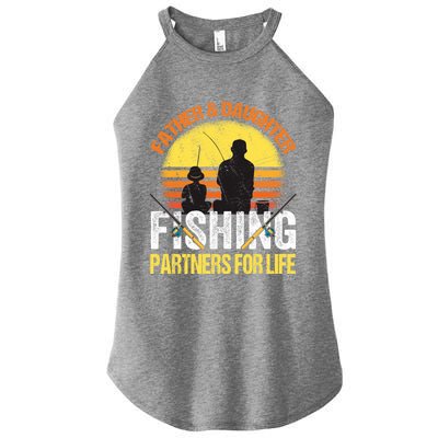 Fisherman Dad And Daughter Fishing Partners For Life Women's Perfect Tri Rocker Tank