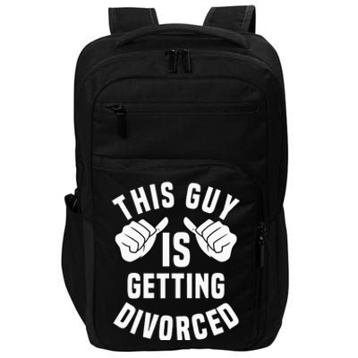 Funny Divorced Apparel For Divorce Party Impact Tech Backpack