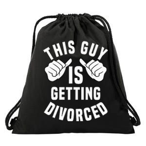 Funny Divorced Apparel For Divorce Party Drawstring Bag