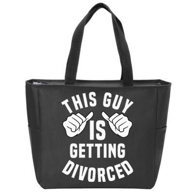 Funny Divorced Apparel For Divorce Party Zip Tote Bag