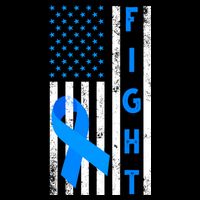 Fight Diabetes Awareness USA Flag Backpack