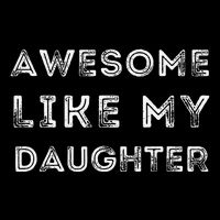 Fathers Day Awesome Like My Daughter Mesh Reversible Basketball Jersey Tank