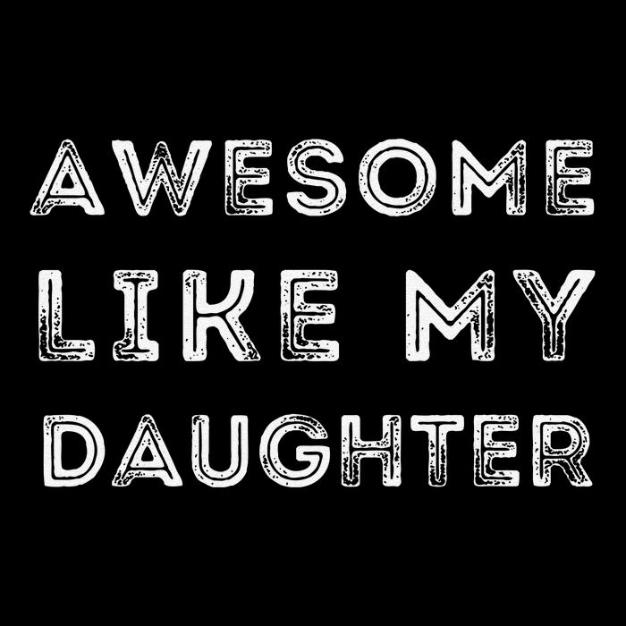 Fathers Day Awesome Like My Daughter Mesh Reversible Basketball Jersey Tank
