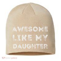 Fathers Day Awesome Like My Daughter Sustainable Beanie