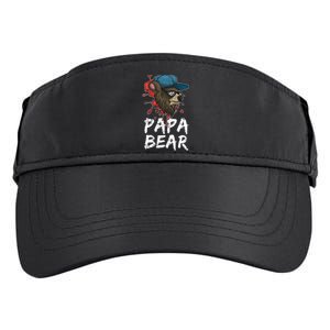 Fathers Day Animal Family Dad Funny Sunglasses Papa Bear Great Gift Adult Drive Performance Visor