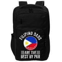 Filipino Dads Are The Best By Par Philippines Flag Golf Dad Impact Tech Backpack
