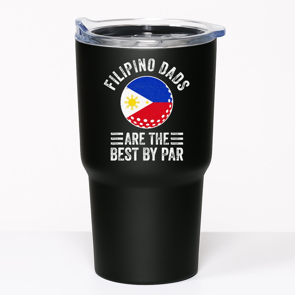 Filipino Dads Are The Best By Par Philippines Flag Golf Dad Tumbler