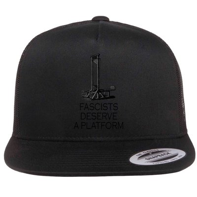 Fascists Deserve A Platform Premium family family Flat Bill Trucker Hat