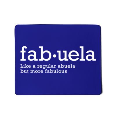 Fabuela Definition Abuela Grandma Mousepad