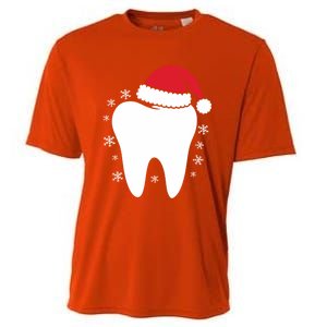 Funny Dental Assistant Christmas Tooth Dentist Gift Cooling Performance Crew T-Shirt